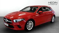 Röd (red) Begagnad 2019 Mercedes A180 Halvkombi | 199 900 kr (Superpris)