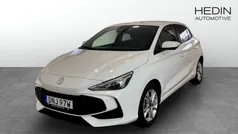 Vit (white) Begagnad 2024 MG MG3 Luxury Halvkombi | 249 900 kr (Marknadspris)