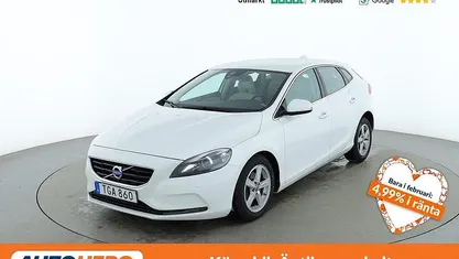 Vit Begagnad 2014 Volvo V40 Momentum Halvkombi | 88 000 kr (Bra pris)