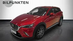 Rödmetallic Begagnad 2016 Mazda CX-3 Optimum SUV | 189 000 kr (Dyr)
