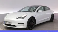 Vit Begagnad 2020 Tesla Model 3 Performance Sedan | 309 900 kr (Marknadspris)