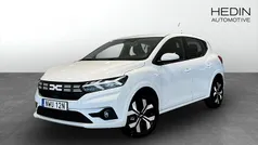 Vit (white) Ny 2025 Dacia Sandero Expression Halvkombi | 219 900 kr (Bra pris)