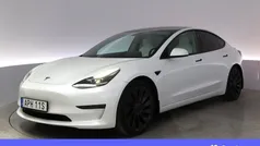 Vit Begagnad 2021 Tesla Model 3 Performance Sedan | 331 900 kr (Bra pris)