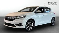 Vit (white) Ny 2025 Dacia Sandero Expression Halvkombi | 219 900 kr (Marknadspris)