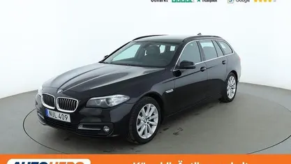 Svart Begagnad 2015 BMW 520 Kombi | 154 000 kr (Marknadspris)