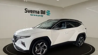 Polar vit Begagnad 2021 Hyundai Tucson Advanced SUV | 299 900 kr (Marknadspris)