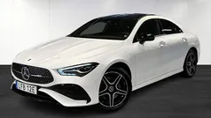 Vit (white) Begagnad 2023 Mercedes CLA250e AMG Sedan | 429 000 kr (Dyr)