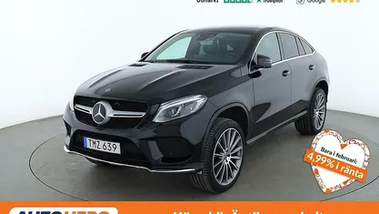 Svart Begagnad 2018 Mercedes GLE350 AMG line Sportkupé | 418 000 kr (Marknadspris)