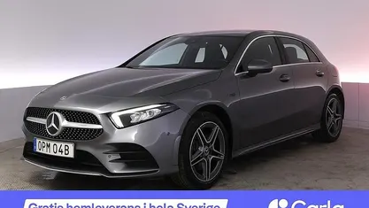 Mörkgrå Begagnad 2021 Mercedes A250 AMG Halvkombi | 278 900 kr (Marknadspris)