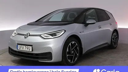 Silver Begagnad 2021 VW ID.3 Pro Performance Halvkombi | 243 900 kr (Marknadspris)