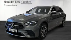 Grå (grey) Begagnad 2021 Mercedes E300 AMG Kombi | 439 900 kr (Lite dyr)