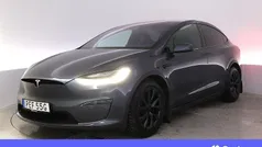 Grå Begagnad 2023 Tesla Model X SUV | 791 900 kr (Bra pris)