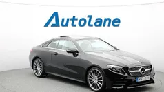 Obsidiansvart metalliclack Begagnad 2017 Mercedes E300 AMG line Sportkupé | 339 900 kr (Bra pris)