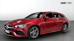 Röd (red) Begagnad 2020 Mercedes CLA200 Shooting Brake AMG Kombi | 309 900 kr (Marknadspris)