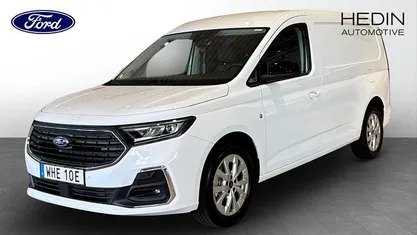 Frozen white Ny 2025 Ford Transit Connect Limited Minibuss | 358 700 kr (Marknadspris)