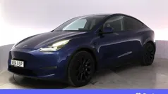 Blå Begagnad 2021 Tesla Model Y Long Range SUV | 324 900 kr (Bra pris)