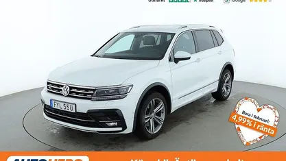 Vit Begagnad 2018 VW Tiguan Allspace R-line SUV | 265 000 kr (Bra pris)