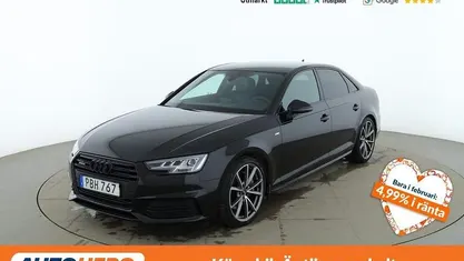 Svart Begagnad 2017 Audi A4 S-Line Sedan | 249 000 kr (Marknadspris)