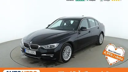 Svart Begagnad 2017 BMW 318 Luxury Line Sedan | 138 000 kr (Marknadspris)