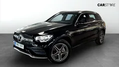 Svart (black) Begagnad 2022 Mercedes GLC300e AMG line SUV | 479 900 kr (Marknadspris)