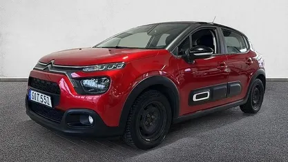 Röd Begagnad 2021 Citroën C3 Feel Halvkombi | 119 900 kr (Marknadspris)