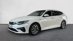 Vit Begagnad 2019 Kia Optima Hybrid 2 Sedan | 229 900 kr (Marknadspris)