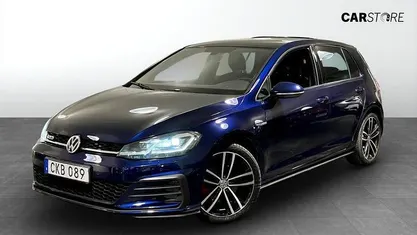 Begagnad VW Golf VII GTD 184 HK (135 kW) 2018 Blå Halvkombi