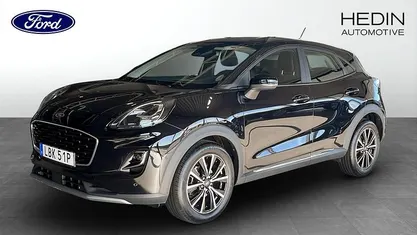 Begagnad Ford Puma Titanium 124 HK (91 kW) 2021 Svart (black) Sedan