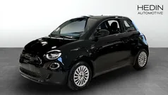 Svart (black) Begagnad 2023 Fiat 500e Halvkombi | 449 900 kr
