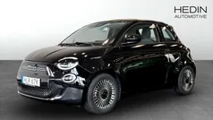 Svart (black) Begagnad 2021 Fiat 500e Icon Halvkombi | 214 900 kr (Marknadspris)