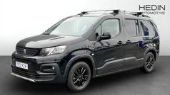 Svart (black) Begagnad 2022 Peugeot e-Rifter Minibuss | 329 000 kr