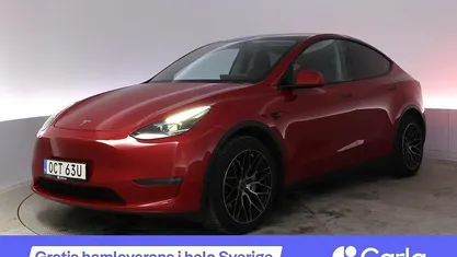 Röd Begagnad 2021 Tesla Model Y Long Range AWD SUV | 356 990 kr (Marknadspris)