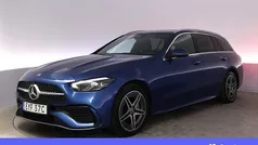 Blå Begagnad 2022 Mercedes C300e AMG Kombi | 390 900 kr (Marknadspris)