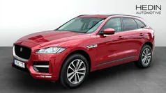 Svart (red) Begagnad 2019 Jaguar F-Pace R-Sport SUV | 259 900 kr (Marknadspris)