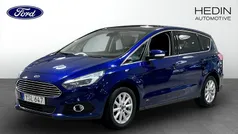 Blå (blue) Begagnad 2017 Ford S-MAX Business Edition Minibuss | 239 900 kr (Marknadspris)