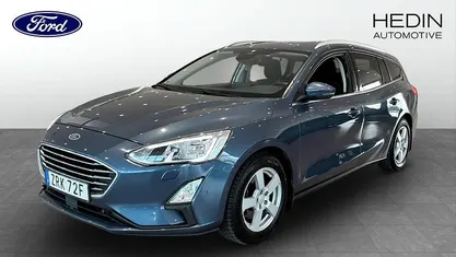 Begagnad Ford Focus Titanium 125 HK (91 kW) 2019 Blå Kombi