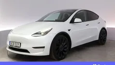 Vit Begagnad 2022 Tesla Model Y Performance SUV | 399 900 kr (Marknadspris)