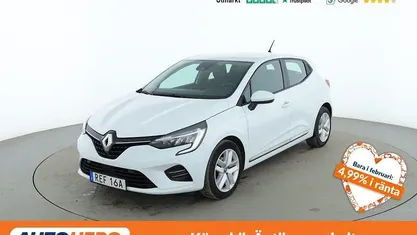 Vit Begagnad 2020 Renault Clio V Zen Halvkombi | 123 000 kr (Marknadspris)