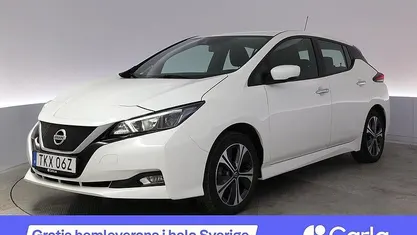 Vit Begagnad 2021 Nissan Leaf Acenta Halvkombi | 183 990 kr (Marknadspris)