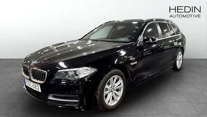 Svart Begagnad 2016 BMW 520 Kombi | 109 900 kr (Superpris)