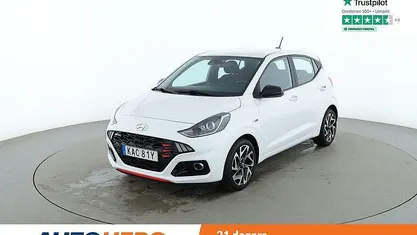 Vit Begagnad 2021 Hyundai i10 N Line Halvkombi | 123 000 kr (Marknadspris)