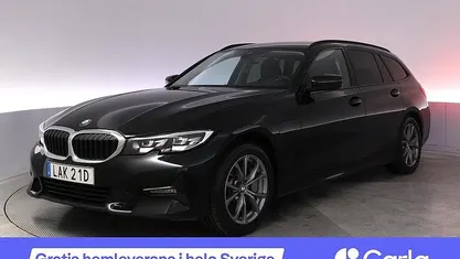 Svart Begagnad 2021 BMW 330e Sport Line Kombi | 275 990 kr (Bra pris)