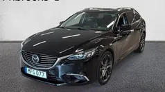 Svart Begagnad 2015 Mazda 6 Kombi | 149 800 kr (Marknadspris)