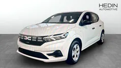 Vit Ny 2024 Dacia Sandero Expression Halvkombi | 209 800 kr (Marknadspris)