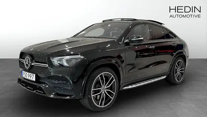 Begagnad Mercedes GLE350 AMG line 2021 Svart Sportkupé