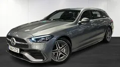 Grå (grey) Begagnad 2024 Mercedes C200 AMG line Kombi | 439 900 kr (Dyr)