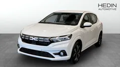 Vit (white) Ny 2025 Dacia Sandero Expression Halvkombi | 219 900 kr (Marknadspris)