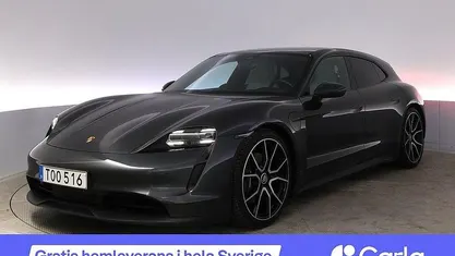 Mörkgrå Begagnad 2022 Porsche Taycan Sport Turismo Kombi | 622 900 kr (Marknadspris)