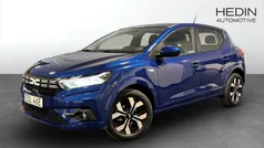 Blå (blue) Ny 2024 Dacia Sandero Expression Halvkombi | 216 200 kr (Marknadspris)