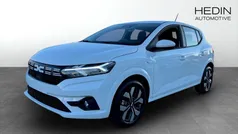 Vit Ny 2025 Dacia Sandero Expression Halvkombi | 209 900 kr (Bra pris)